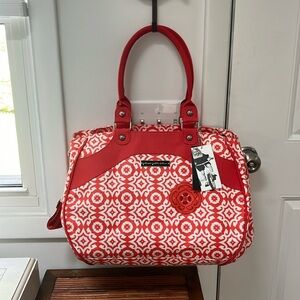 Petunia Pickle Bottom Relaxing in Rimini Wistful Weekender/Diaper Bag,NWT